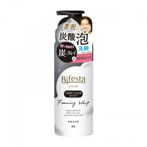 Mandom 曼丹 Bifesta 碳酸潔面泡沫深層淨透型 180g  168-3566